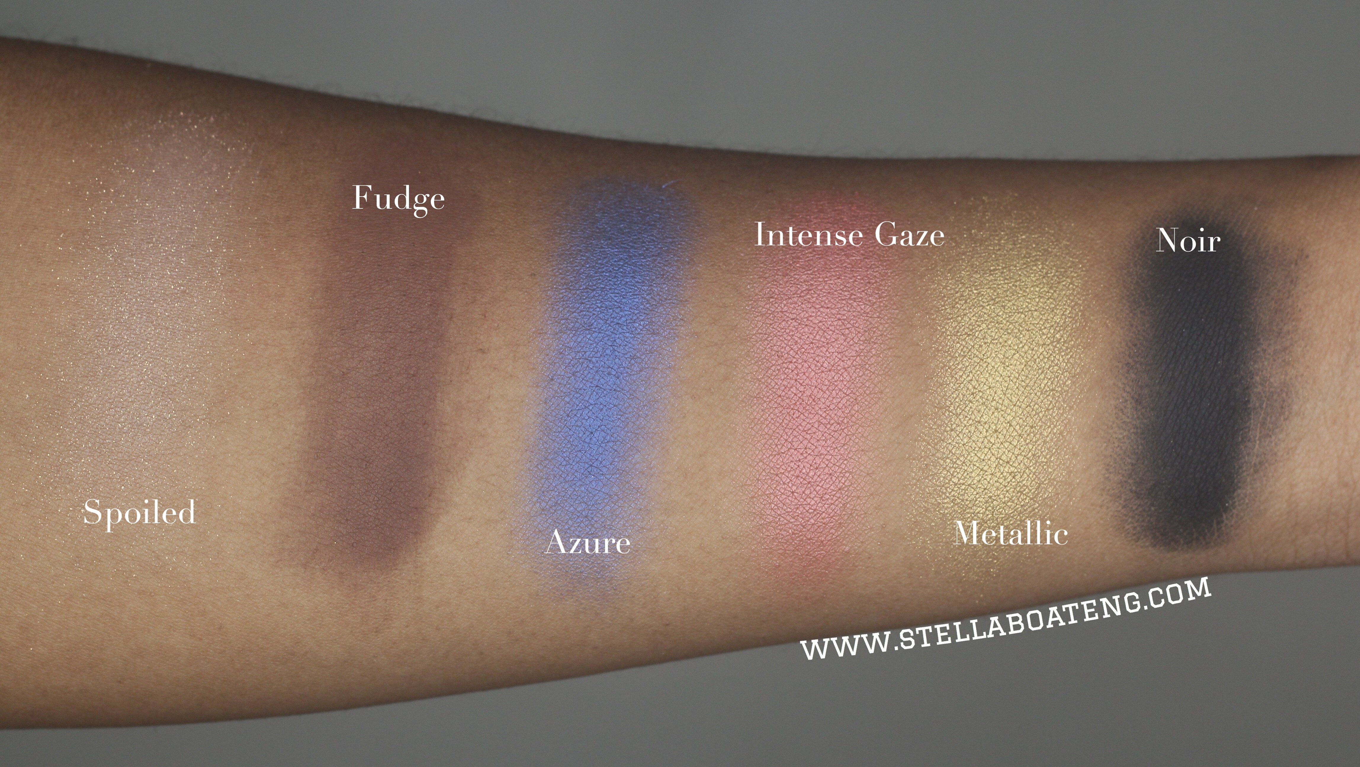 ABH Shadow Couture Swatches 2